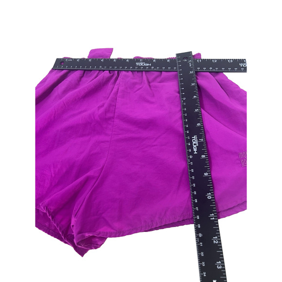 Women’s Running Athletic Shorts MOVING COMFORT Sz S Magenta pocket with liner - Picture 5 of 7